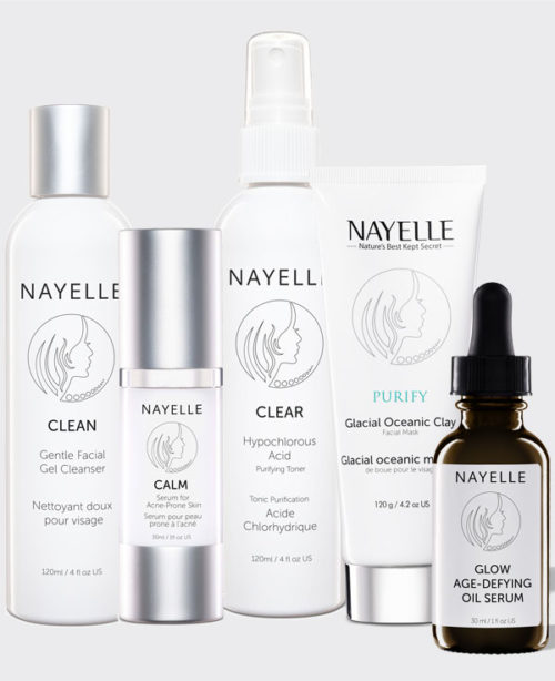 Nayelle ACNE Prone Skin Kit with Bonus GLOW Face Oil